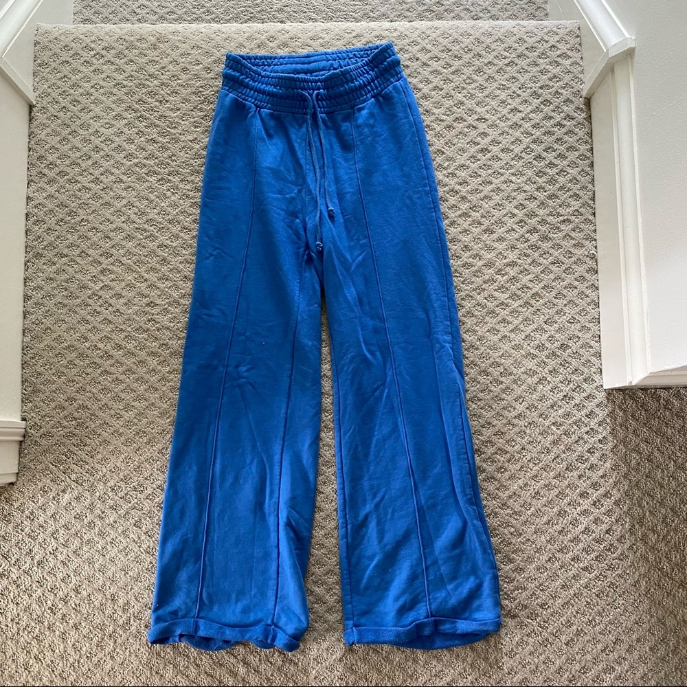 Blue Free People Sweatpants